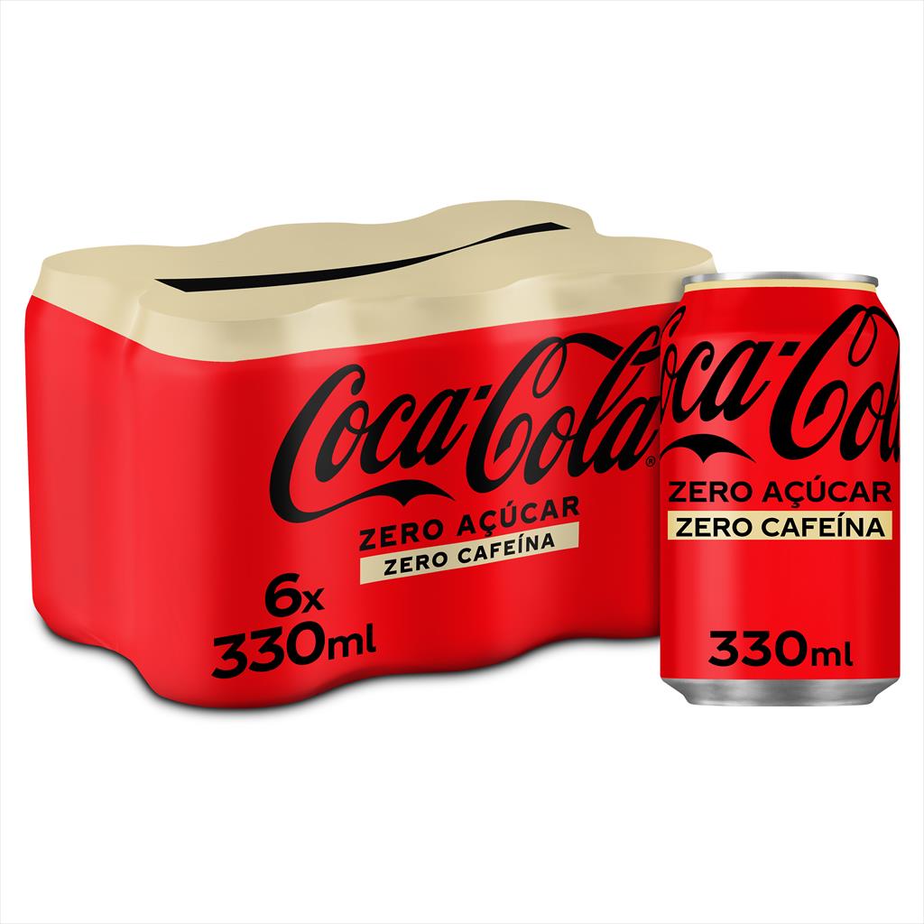 COCA COLA ZERO S/CAFEINA 0.33 LATA